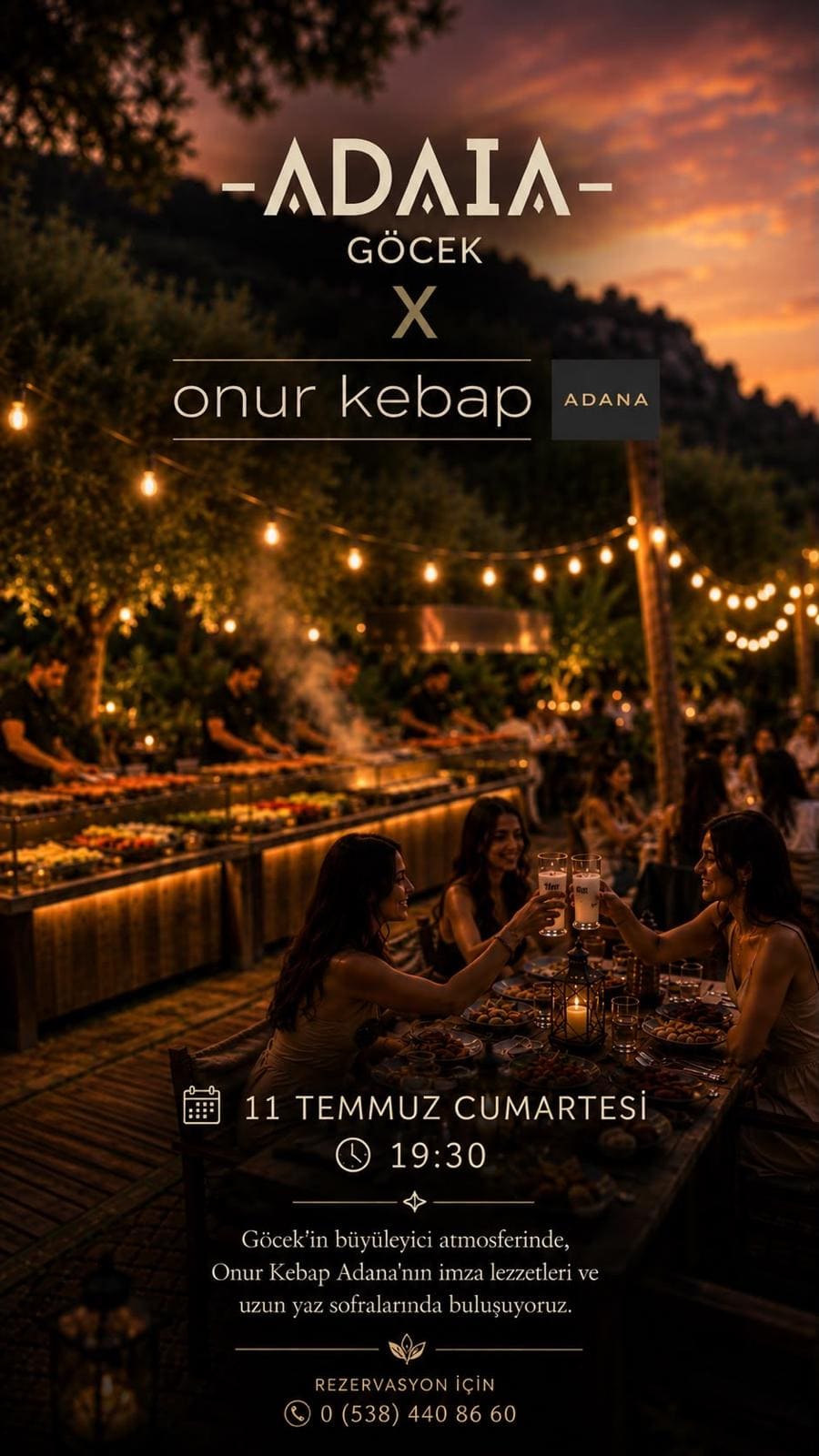 Onur Kebap × Adaia
